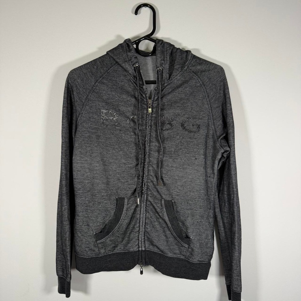 BCBG y2k button up hoodie
